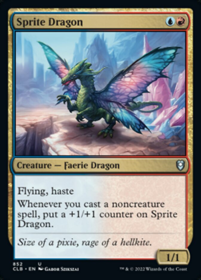 Sprite Dragon [Commander Legends: Battle for Baldur's Gate] | Magic Magpie