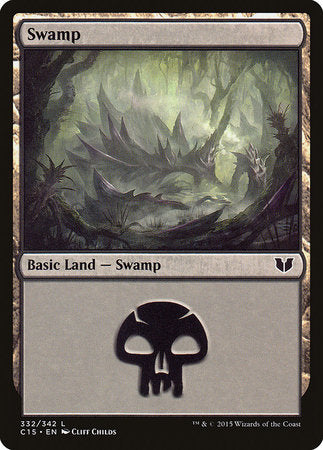 Swamp (332) [Commander 2015] | Magic Magpie