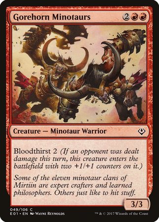 Gorehorn Minotaurs [Archenemy: Nicol Bolas] | Magic Magpie