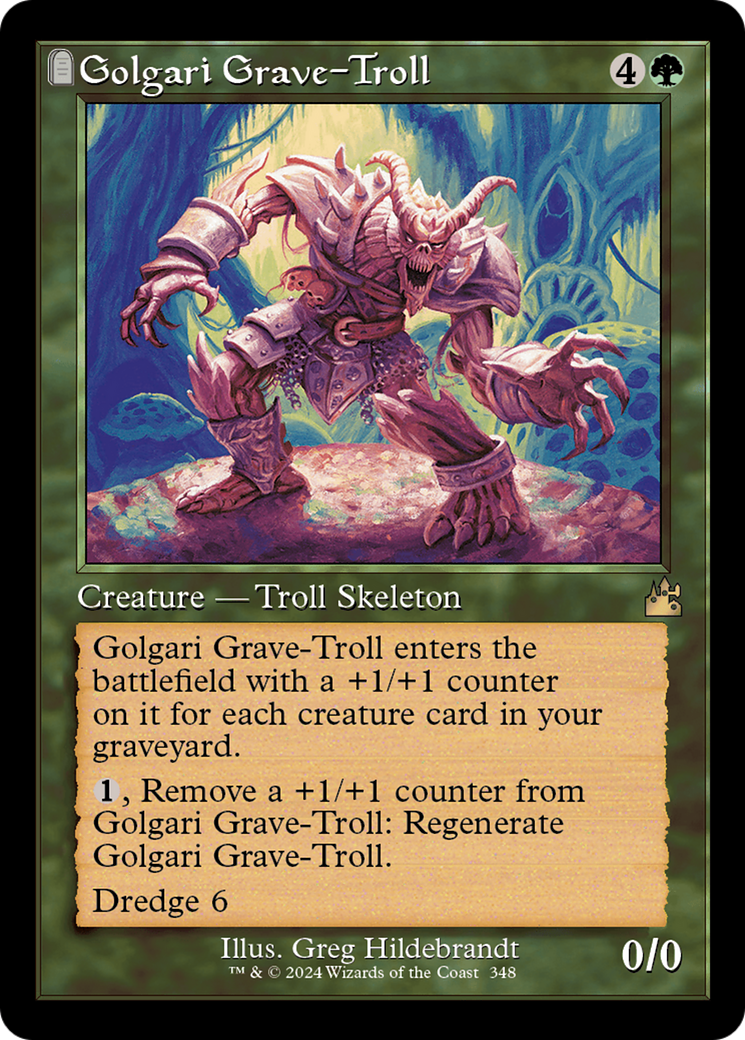 Golgari Grave-Troll (Retro Frame) [Ravnica Remastered] | Magic Magpie