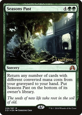 Seasons Past [Shadows over Innistrad Promos] | Magic Magpie