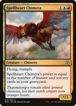 Spellheart Chimera [Duel Decks: Mind vs. Might] | Magic Magpie