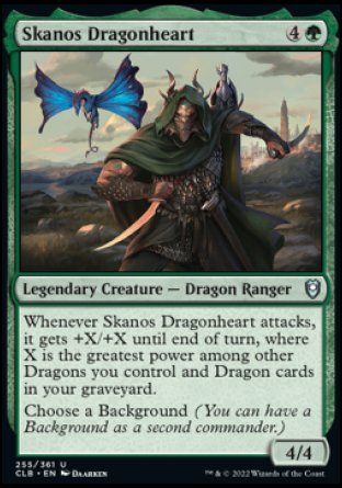 Skanos Dragonheart [Commander Legends: Battle for Baldur's Gate] | Magic Magpie