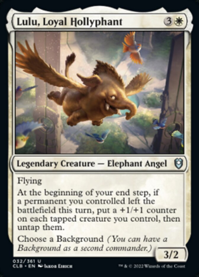 Lulu, Loyal Hollyphant [Commander Legends: Battle for Baldur's Gate] | Magic Magpie