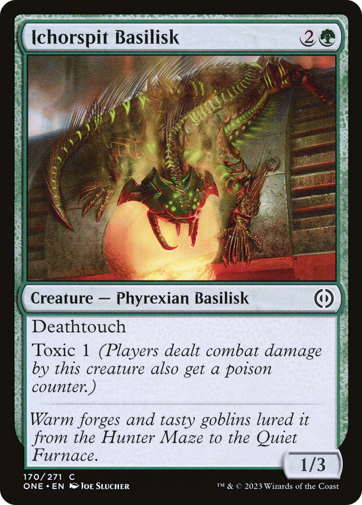 Ichorspit Basilisk [Phyrexia: All Will Be One] | Magic Magpie