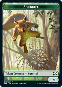 Squirrel // Thopter (008) Double-sided Token [Double Masters Tokens] | Magic Magpie