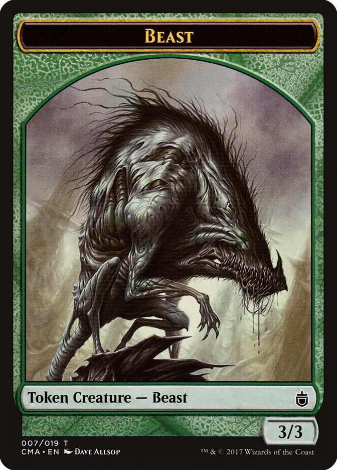 Beast (007/019) [Commander Anthology Tokens] | Magic Magpie