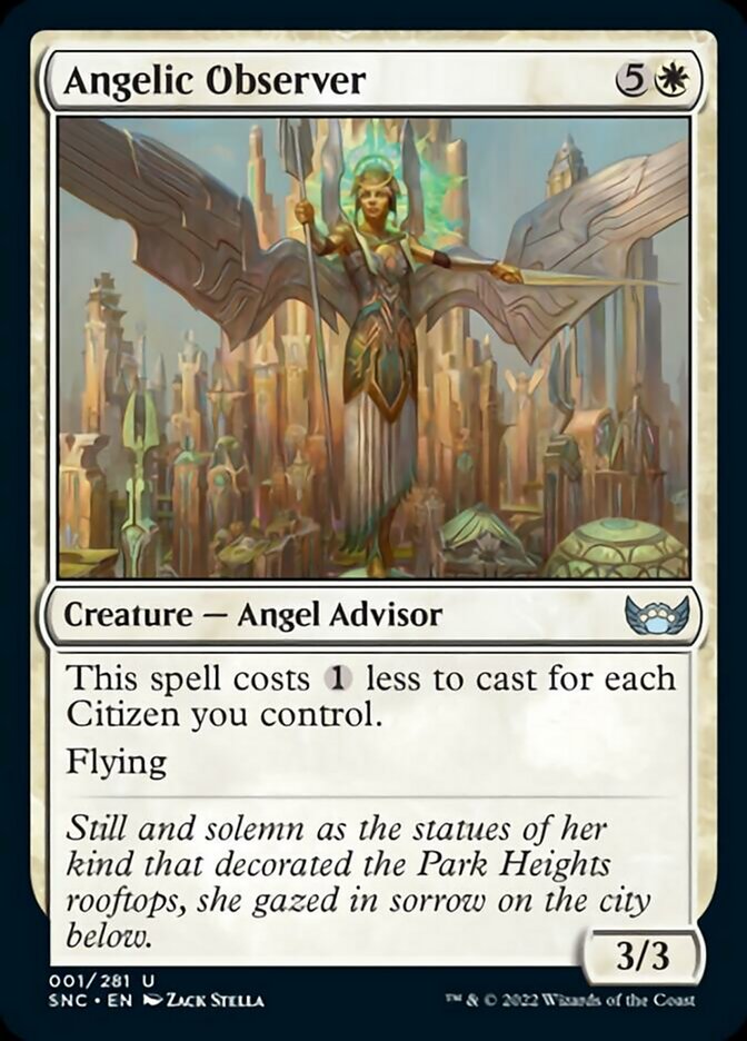 Angelic Observer [Streets of New Capenna] | Magic Magpie