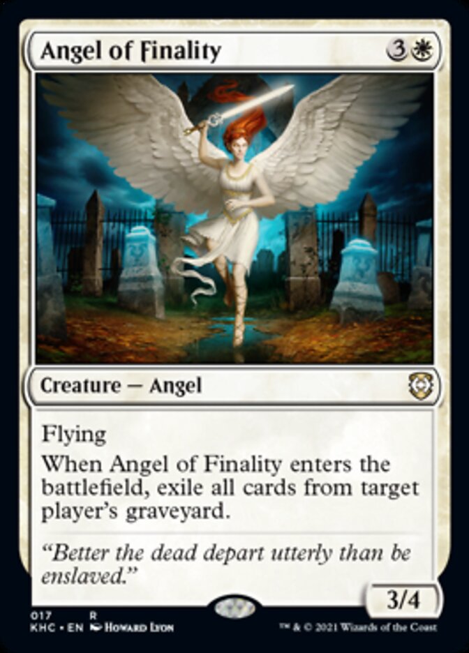 Angel of Finality [Kaldheim Commander] | Magic Magpie