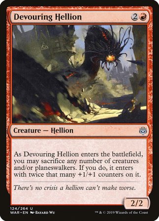 Devouring Hellion [War of the Spark] | Magic Magpie