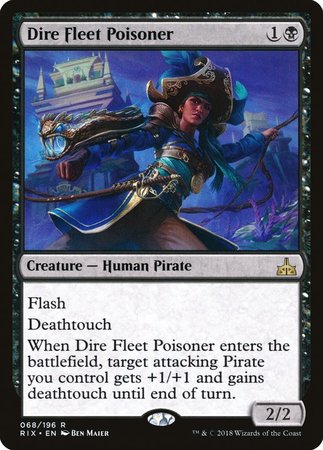 Dire Fleet Poisoner [Rivals of Ixalan] | Magic Magpie