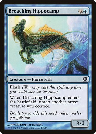 Breaching Hippocamp [Theros] | Magic Magpie