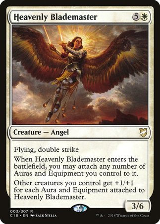 Heavenly Blademaster [Commander 2018] | Magic Magpie