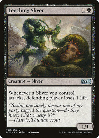 Leeching Sliver [Magic 2015] | Magic Magpie