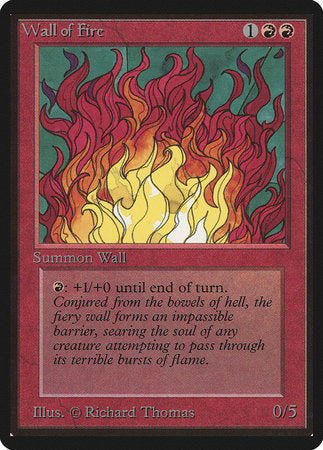 Wall of Fire [Limited Edition Beta] | Magic Magpie