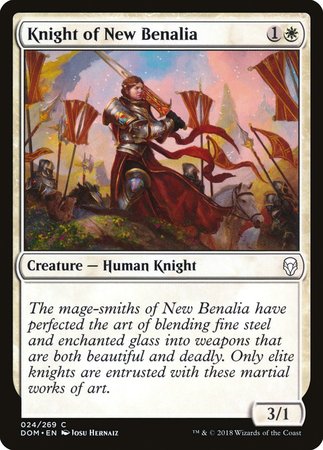 Knight of New Benalia [Dominaria] | Magic Magpie