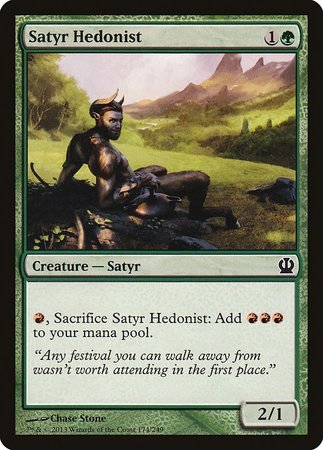 Satyr Hedonist [Theros] | Magic Magpie