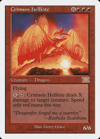 Crimson Hellkite [Classic Sixth Edition] | Magic Magpie