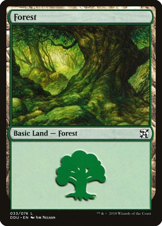 Forest (33) [Duel Decks: Elves vs. Inventors] | Magic Magpie