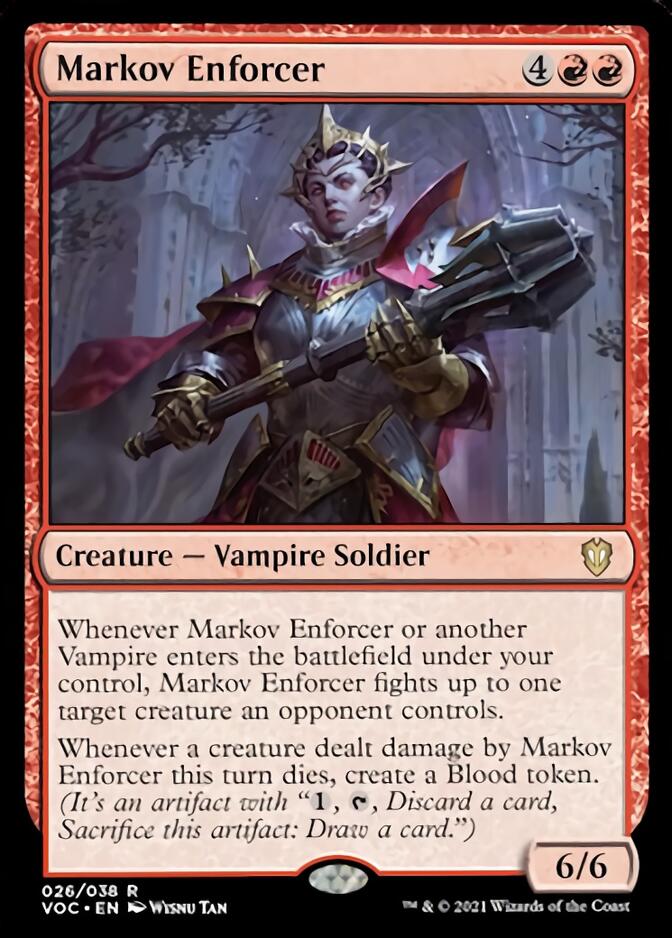 Markov Enforcer [Innistrad: Crimson Vow Commander] | Magic Magpie