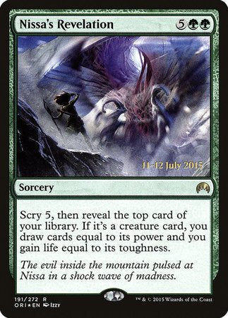 Nissa's Revelation [Magic Origins Promos] | Magic Magpie