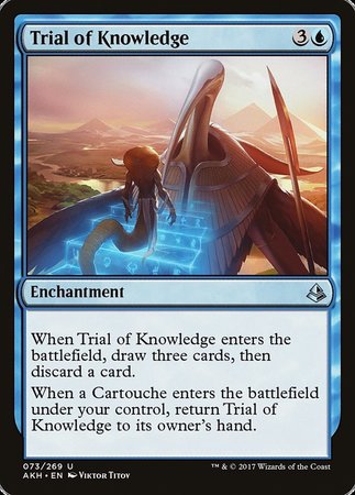 Trial of Knowledge [Amonkhet] | Magic Magpie