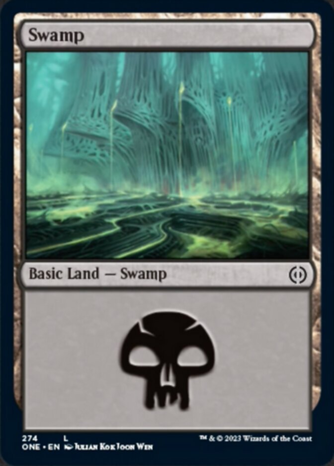 Swamp (274) [Phyrexia: All Will Be One] | Magic Magpie