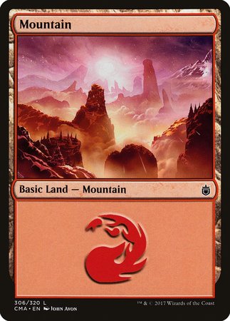 Mountain (306) [Commander Anthology] | Magic Magpie