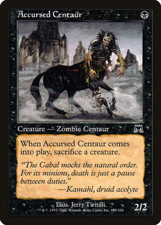Accursed Centaur [Onslaught] | Magic Magpie