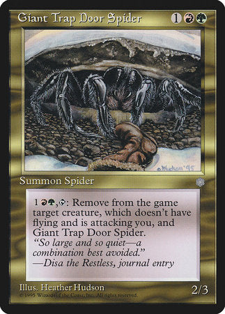 Giant Trap Door Spider [Ice Age] | Magic Magpie