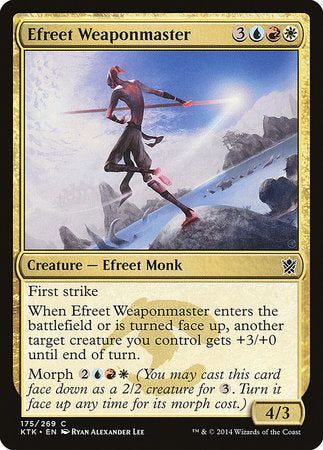 Efreet Weaponmaster [Khans of Tarkir] | Magic Magpie