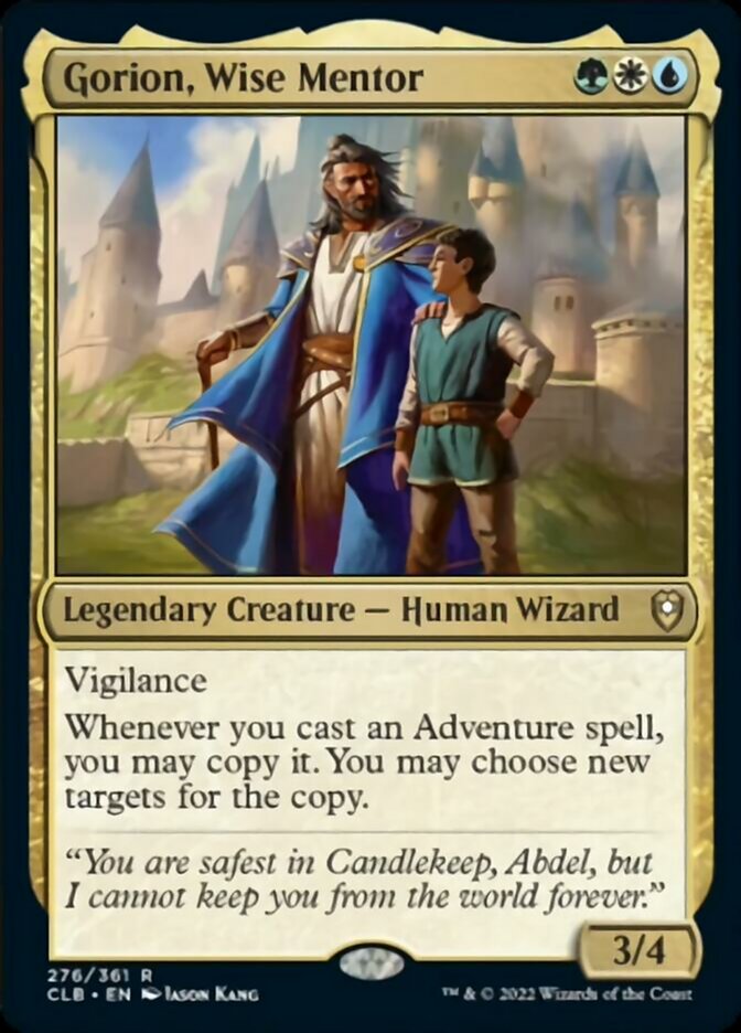 Gorion, Wise Mentor [Commander Legends: Battle for Baldur's Gate] | Magic Magpie