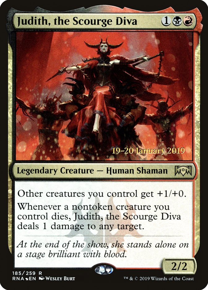 Judith, the Scourge Diva [Ravnica Allegiance Prerelease Promos] | Magic Magpie