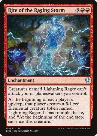 Rite of the Raging Storm [Commander Anthology Volume II] | Magic Magpie
