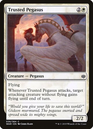 Trusted Pegasus [War of the Spark] | Magic Magpie