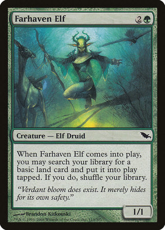 Farhaven Elf [Shadowmoor] | Magic Magpie