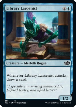 Library Larcenist [Jumpstart 2022] | Magic Magpie