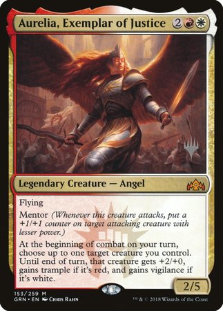 Aurelia, Exemplar of Justice [Guilds of Ravnica Promos] | Magic Magpie