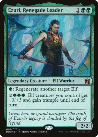 Ezuri, Renegade Leader [Duel Decks: Elves vs. Inventors] | Magic Magpie