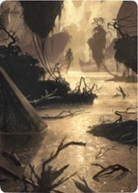 Murkwater Pathway Art Card [Zendikar Rising Art Series] | Magic Magpie