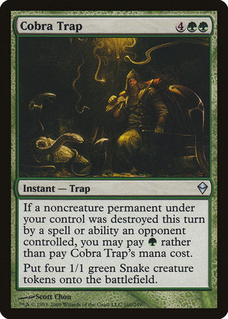 Cobra Trap [Zendikar] | Magic Magpie