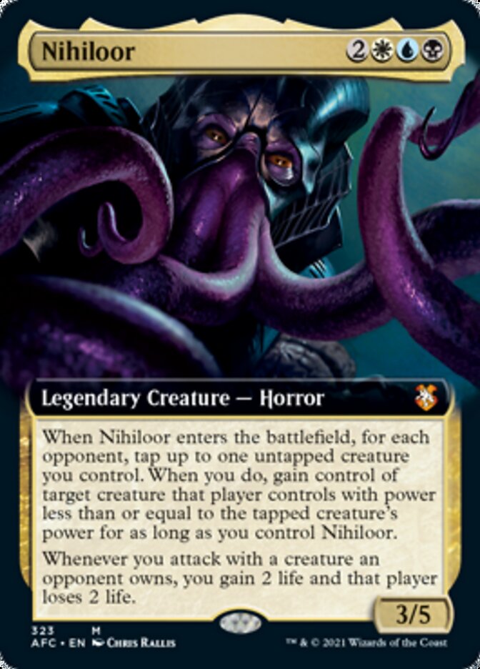 Nihiloor (Extended) [Dungeons & Dragons: Adventures in the Forgotten Realms Commander] | Magic Magpie