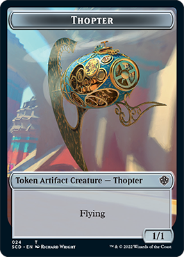 Elephant // Thopter Double-Sided Token [Starter Commander Decks] | Magic Magpie