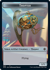 Elephant // Thopter Double-Sided Token [Starter Commander Decks] | Magic Magpie