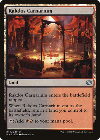 Rakdos Carnarium [Modern Masters 2015] | Magic Magpie