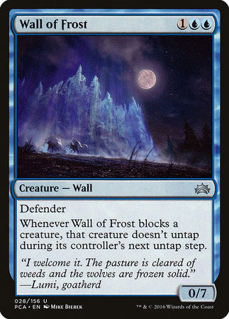 Wall of Frost [Planechase Anthology] | Magic Magpie