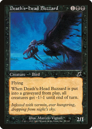 Death's-Head Buzzard [Scourge] | Magic Magpie