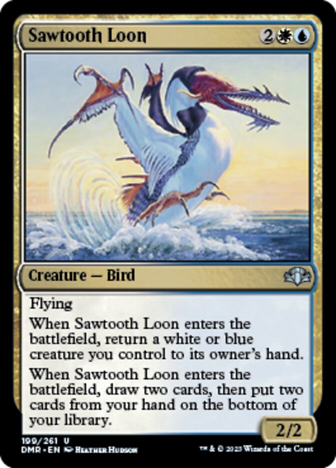 Sawtooth Loon [Dominaria Remastered] | Magic Magpie