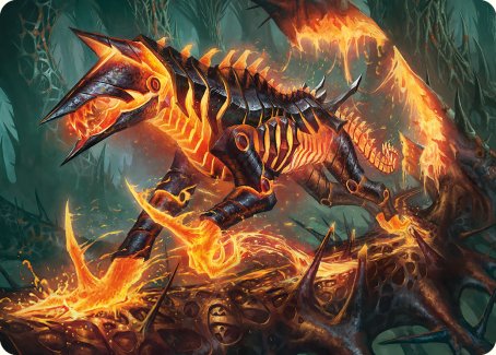 Kuldotha Cackler Art Card [Phyrexia: All Will Be One Art Series] | Magic Magpie