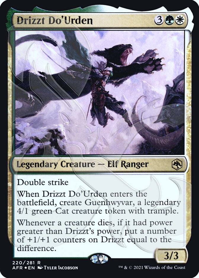 Drizzt Do'Urden (Ampersand Promo) [Dungeons & Dragons: Adventures in the Forgotten Realms Promos] | Magic Magpie